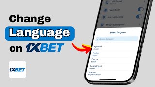 How to Change Language on 1xBet screenshot 5