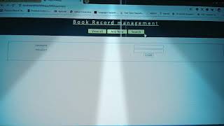 #Project Book Record Management  System in Django framework