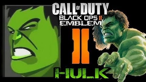 Black ops 2 emblem - Hulk (Avengers ) COD Teaser