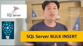 SQL Server Management Studio Tutorial in Hindi |  Day-8 | SQL Server BULK INSERT