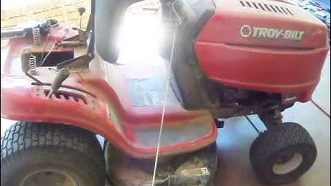 Troy Bilt Pony drive belt change help