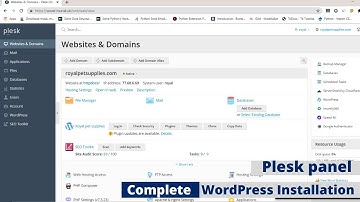 Complete step-by-step WordPress installation on Plesk panel in 3 minutes 🔥🔥
