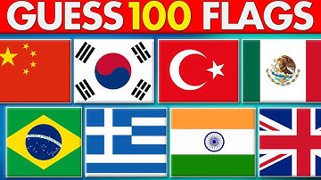 Guess 100 Flags In 3 Seconds | FLAG QUIZ CHALLENGE