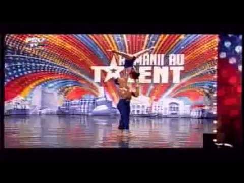 Amazing gymnastics show on Romanian's Got Talent
