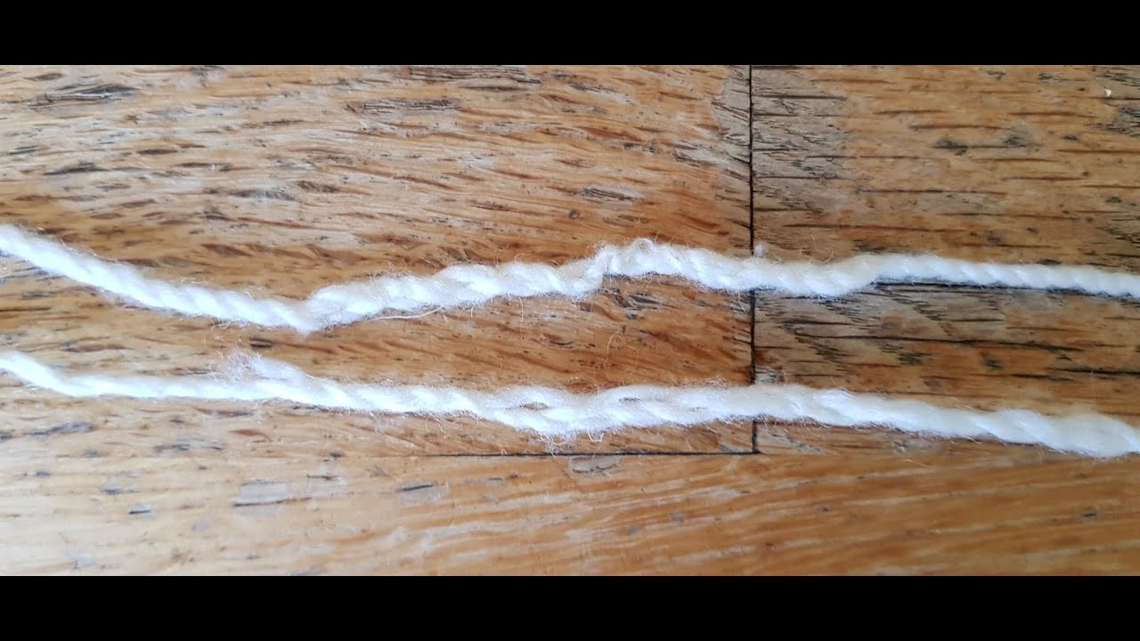 super bulky or bulky yarn join for the loom verbinden van twee dikke