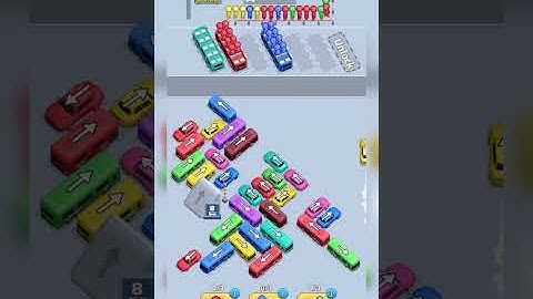 Car Jam: Traffic Puzzle - Level 4 gameplay logic puzzle brain color sort bus jam game walkthrough
