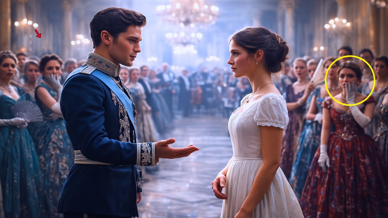 Всички СЕ БОРЕХА за принца… но той видя САМО скромното момиче, което дворът ИГНОРИРАШЕ