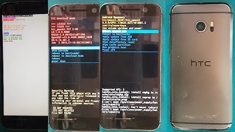 htc 10 hard factory reset | button