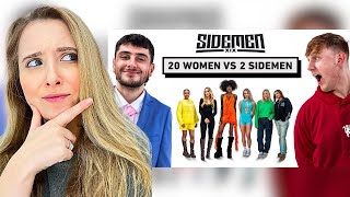 REACTING TO  20 WOMEN VS 2 SIDEMEN: ANGRY GINGE & DANNY AARONS EDITION