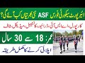 Airport Security froce ASF New Upcoming Jobs l ASF New Jobs Kab Aye gi l Corportal ASI ASF