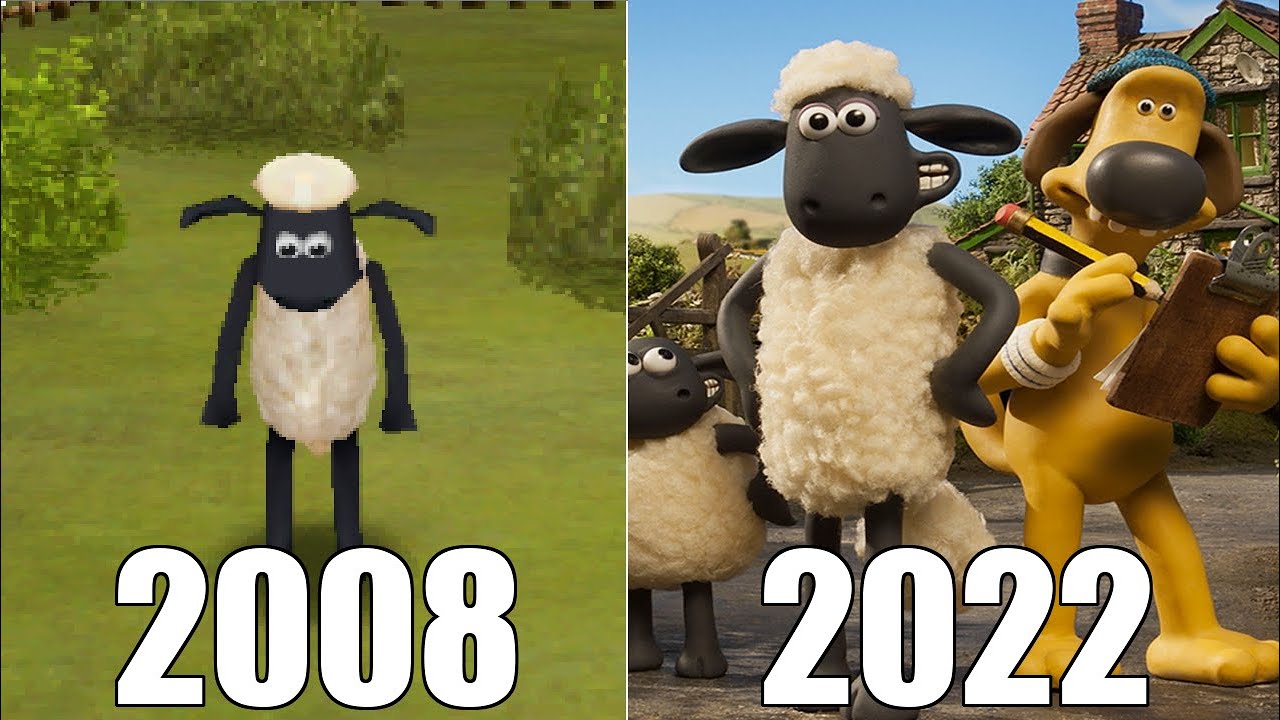 Evolution Of Shaun The Sheep Games [2008-2022] - Youtube