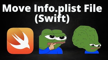 How to move the Info.plist file to a new directory (Swift, Xcode)