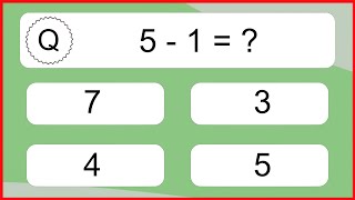 20 Subtraction Quiz Exercises for Kids: Numbers Up to 20