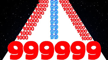 Number Run Game Merge Number vs Number Run 3D - Satisfying ASMR Gameplay (Freeplay Original)