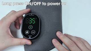 102401 Heated Vibration Foot Massager | Dual Motor Ankle & Calf Relief 【English】