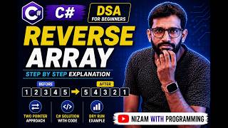 Reverse an Array  C#  DSA for Beginners  Coding Interview