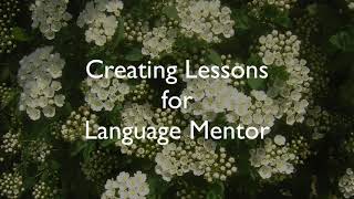 Creating Lessons for Language Mentor screenshot 5