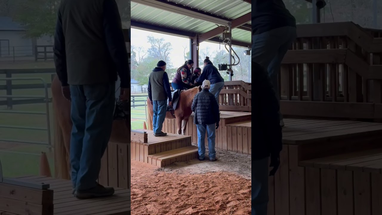 Dayton and Skipper's Therapeutic Riding Lesson