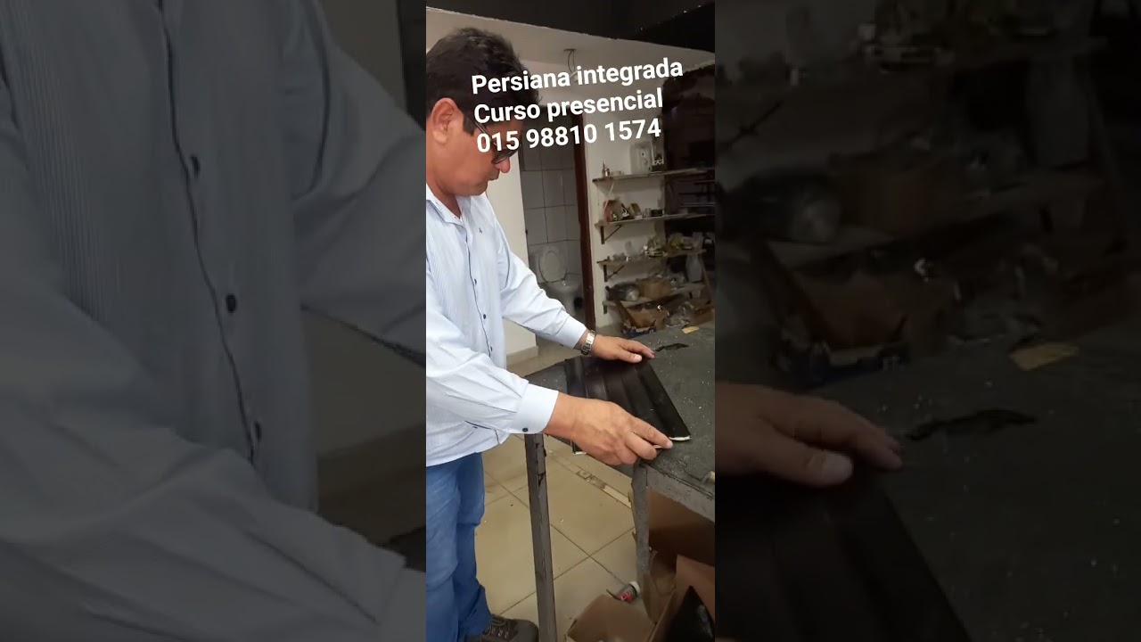 quer aprender persiana integrada Curso presencial