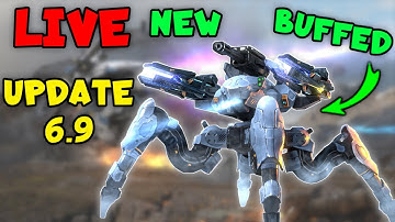 🔴Live New Update 6.9 JAEGER GAUSS Buffed One Hit Kill | War Robots 6.9 Mk2 Live Gameplay WR