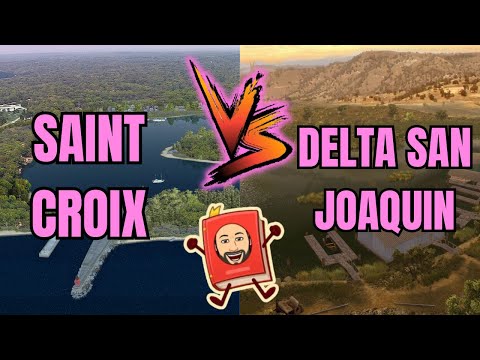 ⭐️SAINT CROIX VS DELTA SAN JOAQUIN⭐️🐋 WHICH MAP IS BETTER?? 🐋