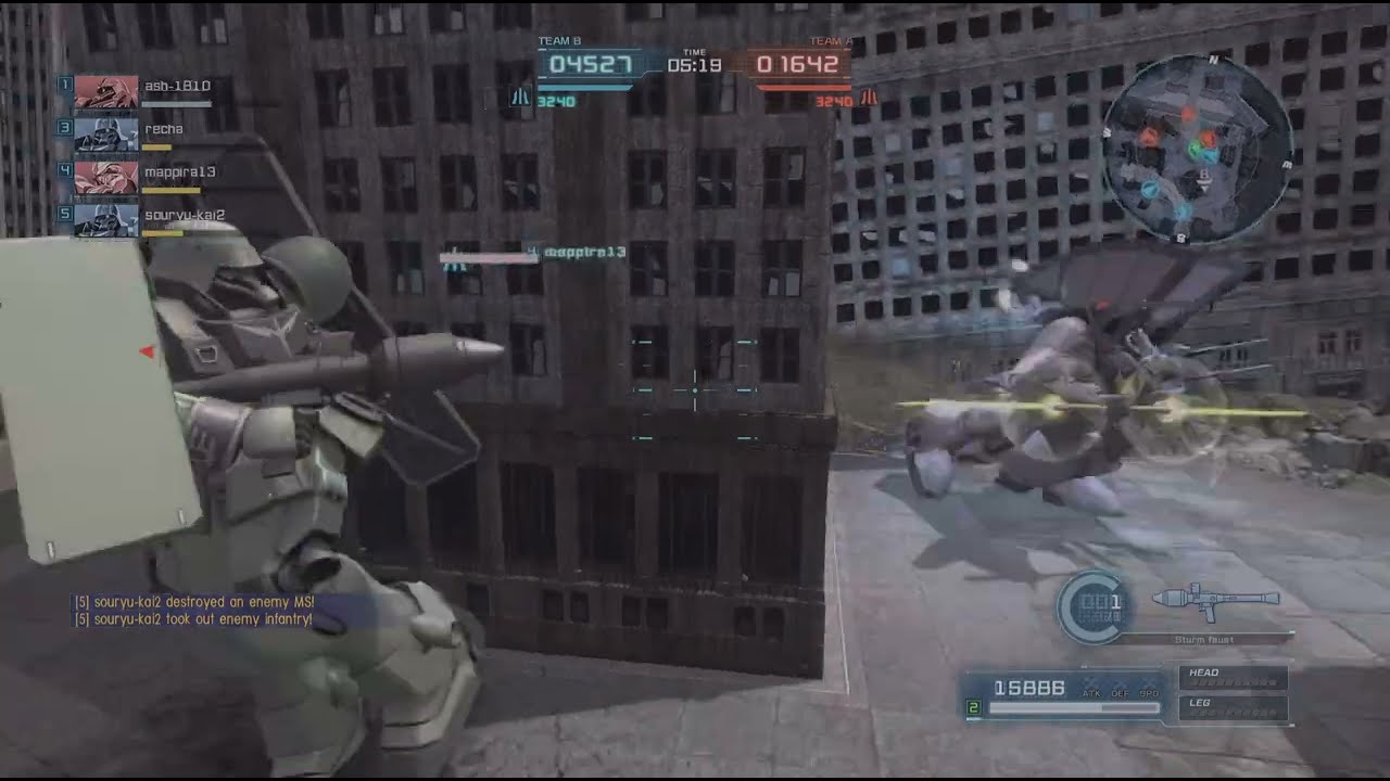 Gundam Battle Operation 2 -GBO 2- Situation Battle ground - Maxed Geara Zulu