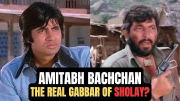 Amitabh Bachchan Wanted to Play Gabbar in Sholay? | The Untold Story