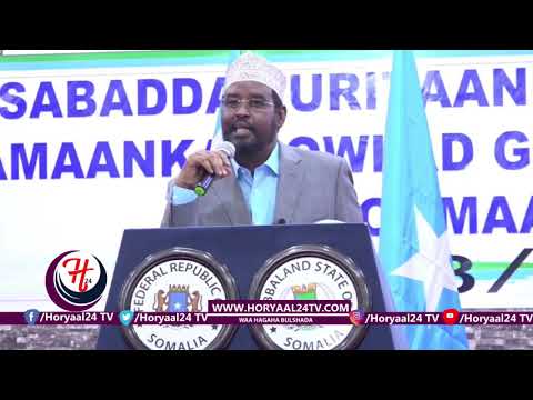 Axmed Madoobe oo ka Hadlay Arimaha Somaliland