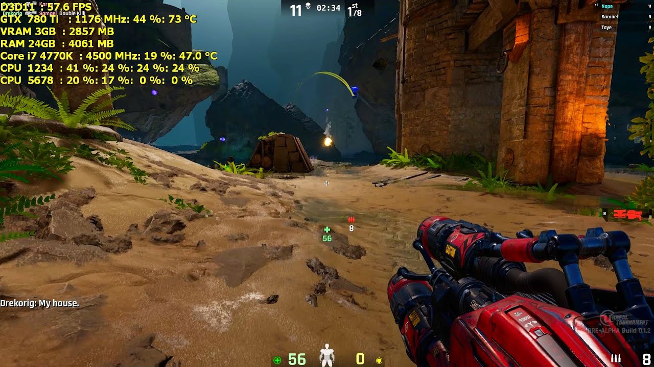 Unreal Tournament 4 DM Underland / 1920x1080 / i7 4770K GTX 780 Ti