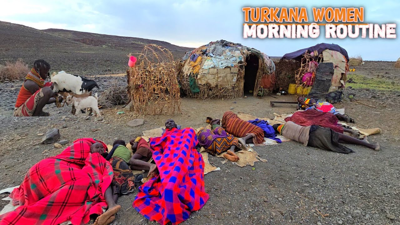 African Village morning Routine of Desert Women //Full Documentary 2025