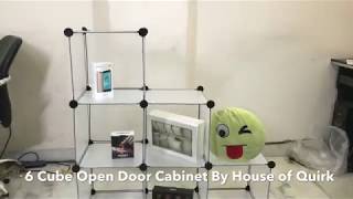 6-Cube DIY Shelf Storage Cabinet