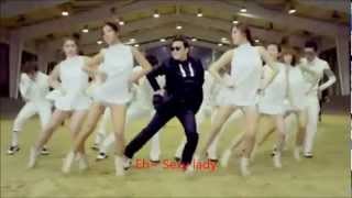 Gangnam Style  Slow Motion with  Lyrics