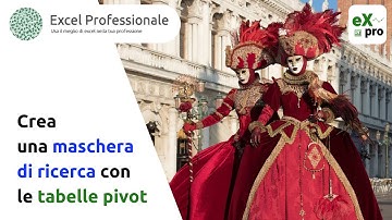 Crea una maschera di ricerca con le tabelle pivot