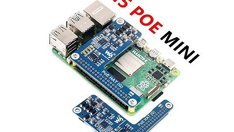 Raspberry Pi 5 PoE MINI HAT(G) Power over RJ45 Ethernet 802.3af/at Moudle for Pi5