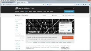 Create Login Widget And Install Widget Logic Plugin