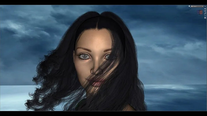 Daz studio "Action Girl" Animation Test..