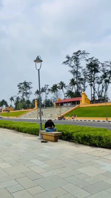 Daman .. must to visit 🌧️🌊#Daman#beach#Jampore Beach#motidamanfort#BeachFlow