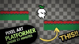 How to make a platformer game under 21 minutes!!! in Godot | Godot speedrun game tutorial