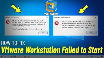 Fix VMware Workstation failed to start | How To Solve VMware Authorization Service is Not Running