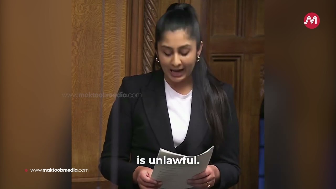 Is the genocide of the Palestinian people not enough?’ Zarah Sultana slams UK government| Maktoob