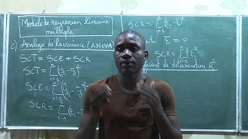 ECONOMÉTRIE:le coefficient de détermination R carrée