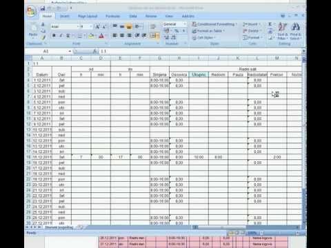 Video: Kako Unijeti Sažeti Obračun Radnog Vremena