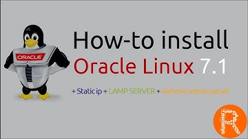 How-to install Oracle Linux 7.1 + Static ip + LAMP SERVER + webmin admin panel