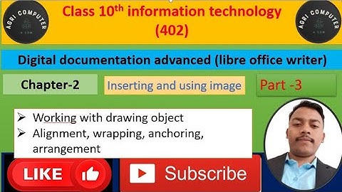 Working with Images | Chap-2 |Class 10 | IT-402 | Insert and Use Image |Unit-1 Digital Documentation