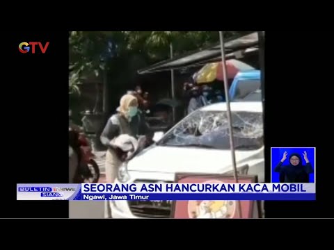 Suami Selingkuh, Oknum ASN Ngawi NGamuk Pecahkan KAca Mobil #BIS 26/08