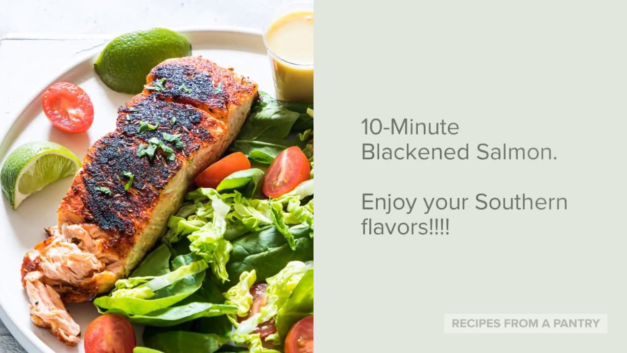 Blackened Salmon - YouTube
