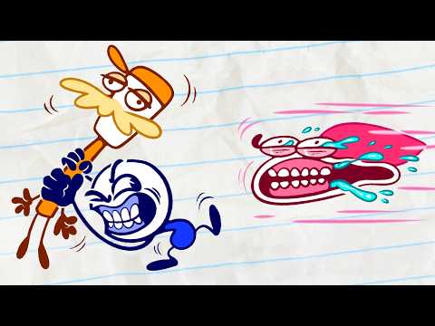 Near And Far Fetched | Pencilmation Cartoons!