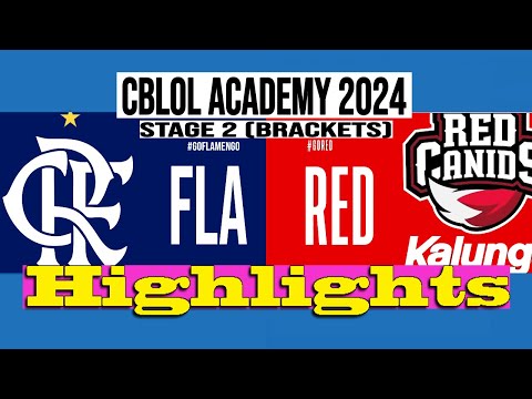 FLAMENGO'a VS RED CANIDS'a JOGO 02/MD3 | CBLOL ACADEMY PLAYOFFS | Highlights