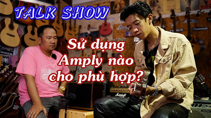 Hướng dẫn kết nối guitar điện với ampli