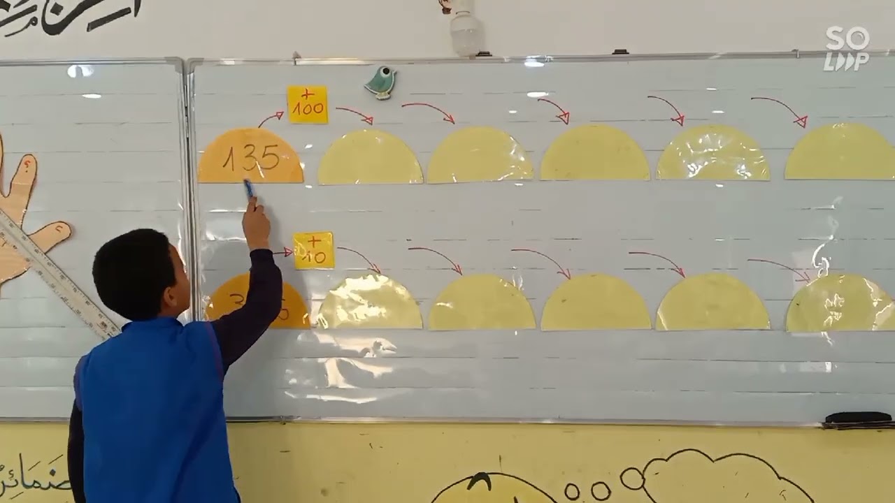 الجمع والطرح باستعمال (10، 100) السنة الثالثة ابتدائي